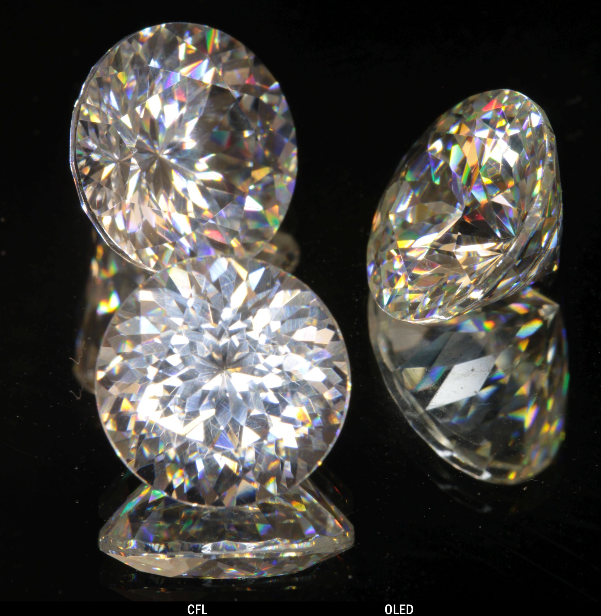 Faceted Round Tantalia Gemstone