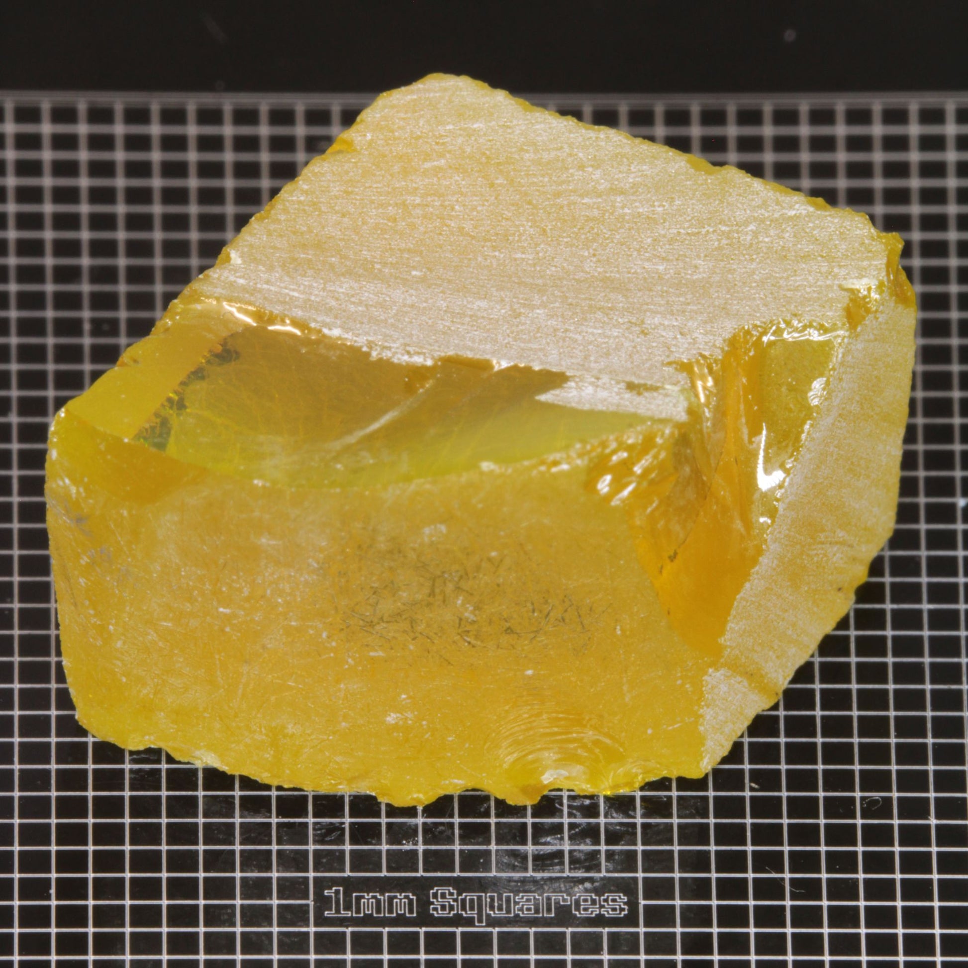 rough Ce/Nd YAG Rough gemstone sized for USFG single stone competition 2026