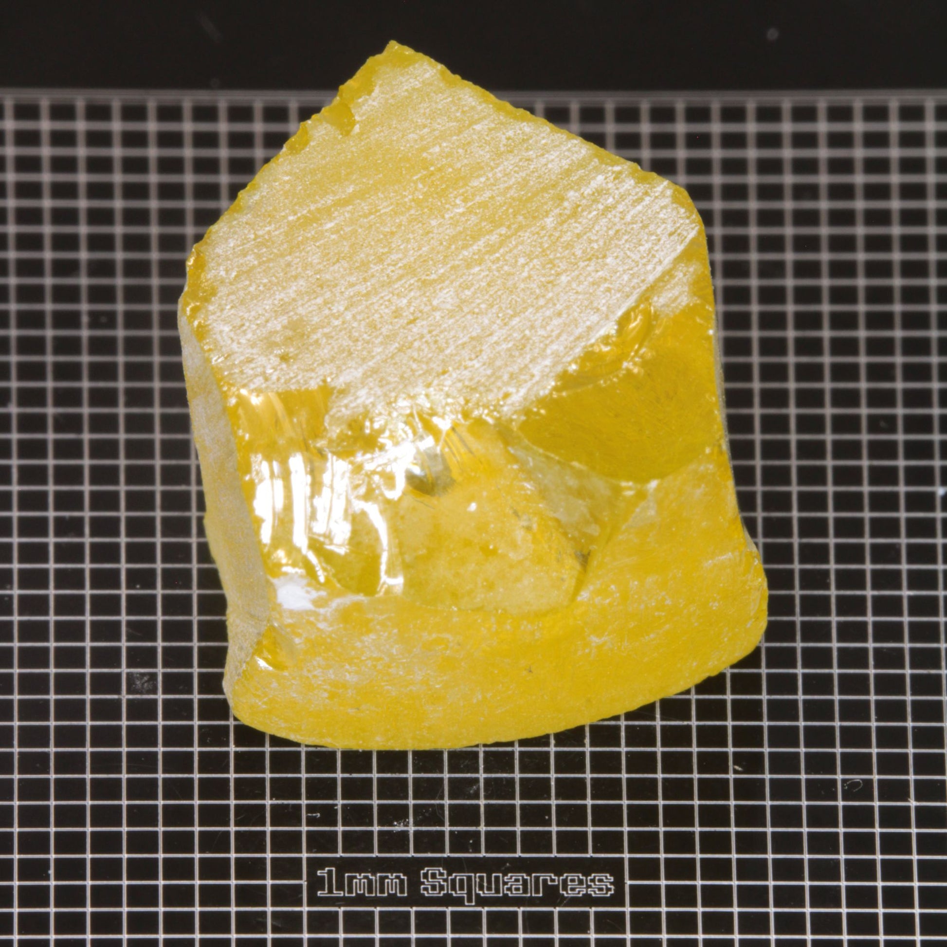 rough Ce/Nd YAG Rough gemstone sized for USFG single stone competition 2026