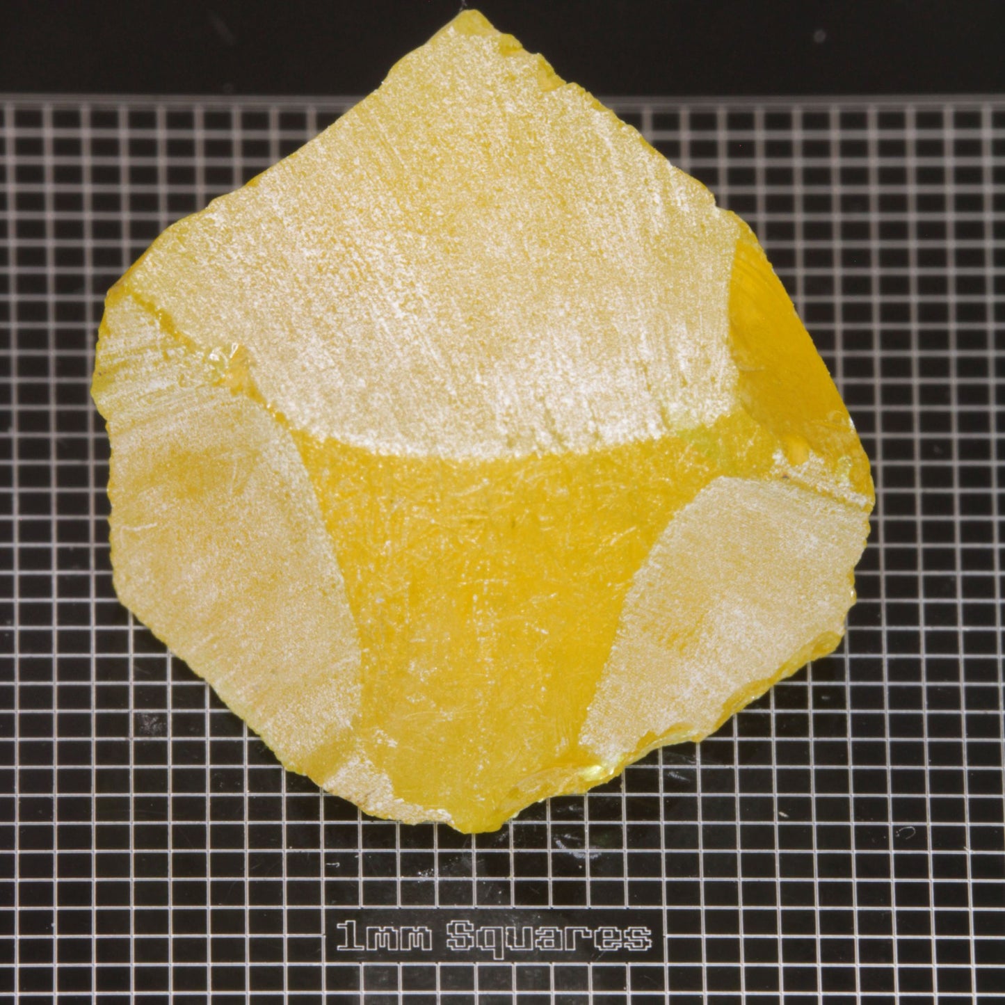rough Ce/Nd YAG Rough gemstone sized for USFG single stone competition 2026