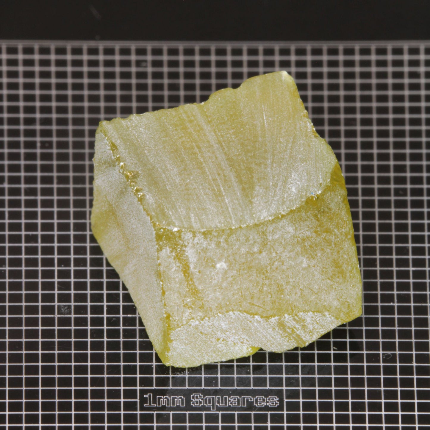rough Ce/Nd YAG Rough gemstone sized for USFG single stone competition 2026