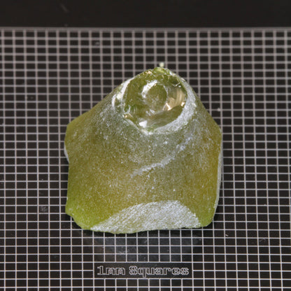 rough Ce/Nd YAG Cone End gemstone sized for USFG single stone competition 2026