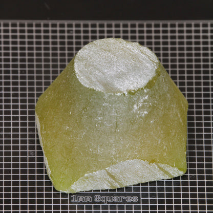 rough Ce/Nd YAG Cone End gemstone sized for USFG single stone competition 2026