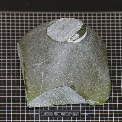 rough Ce/Nd YAG Cone End gemstone sized for USFG single stone competition 2026