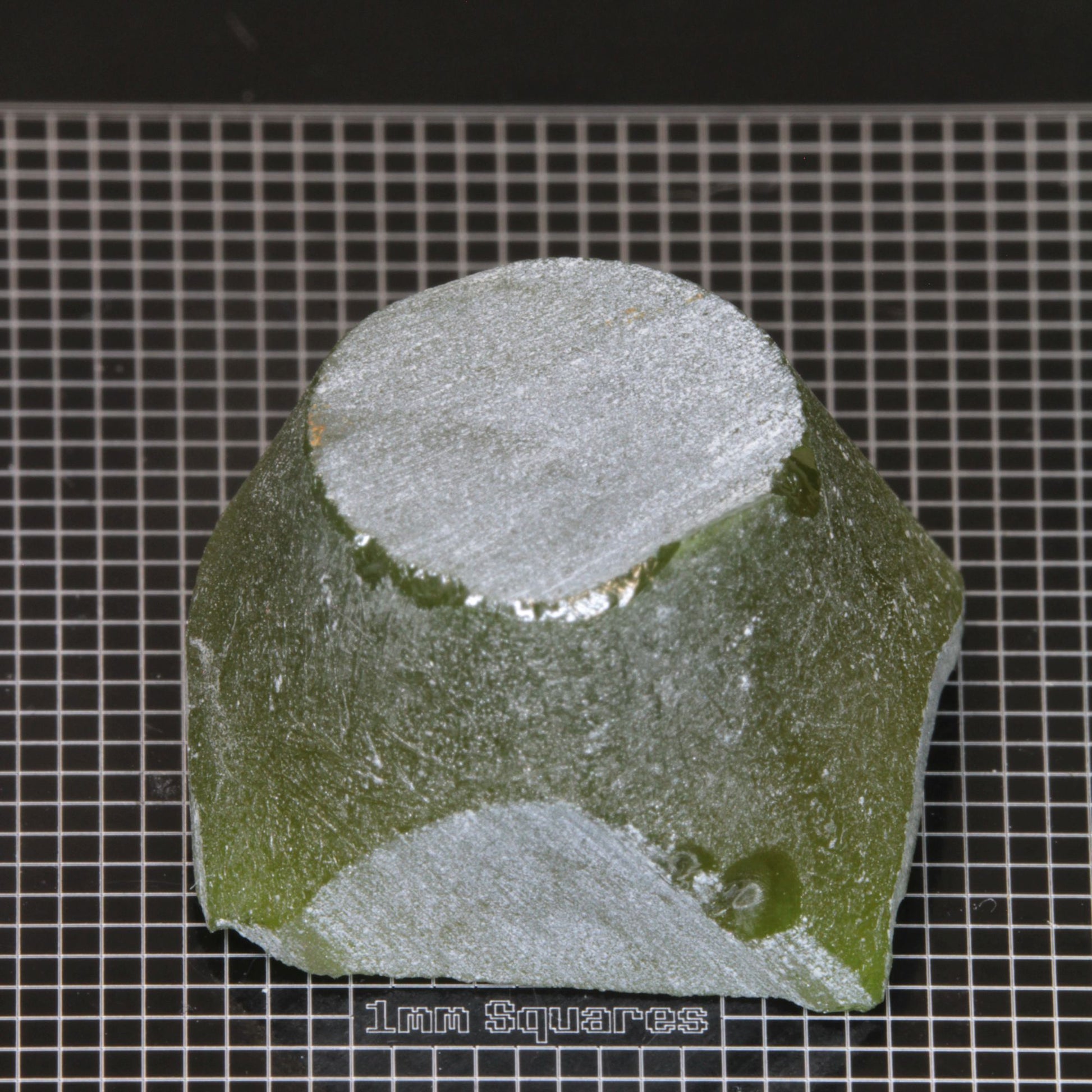 rough Ce/Nd YAG Cone End gemstone sized for USFG single stone competition 2026