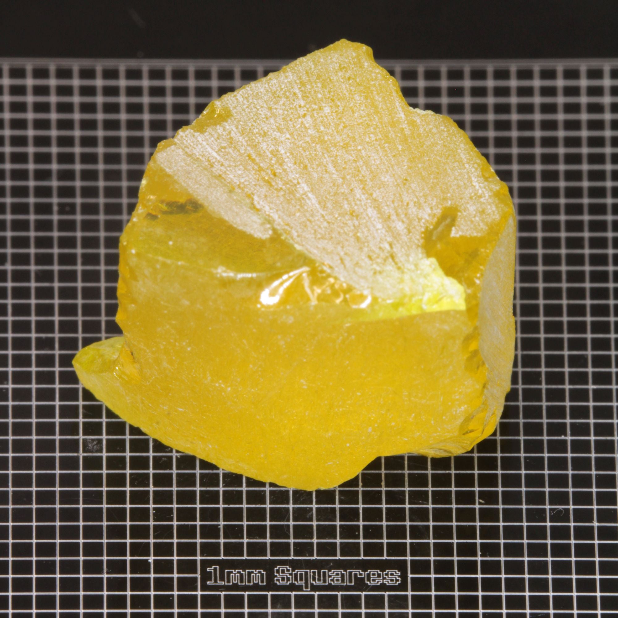 rough Ce/Nd YAG Rough gemstone sized for USFG single stone competition 2026