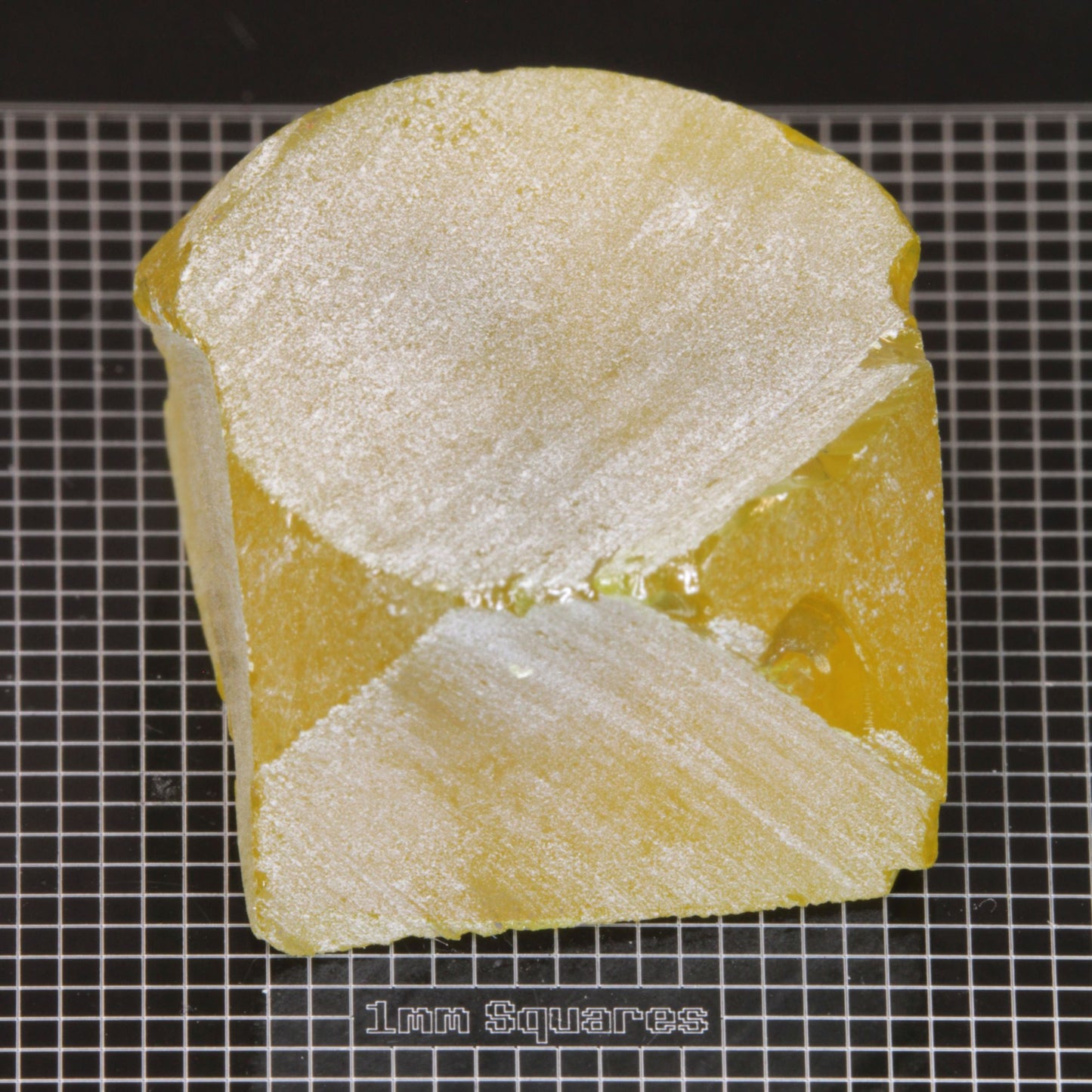 rough Ce/Nd YAG Rough gemstone sized for USFG single stone competition 2026