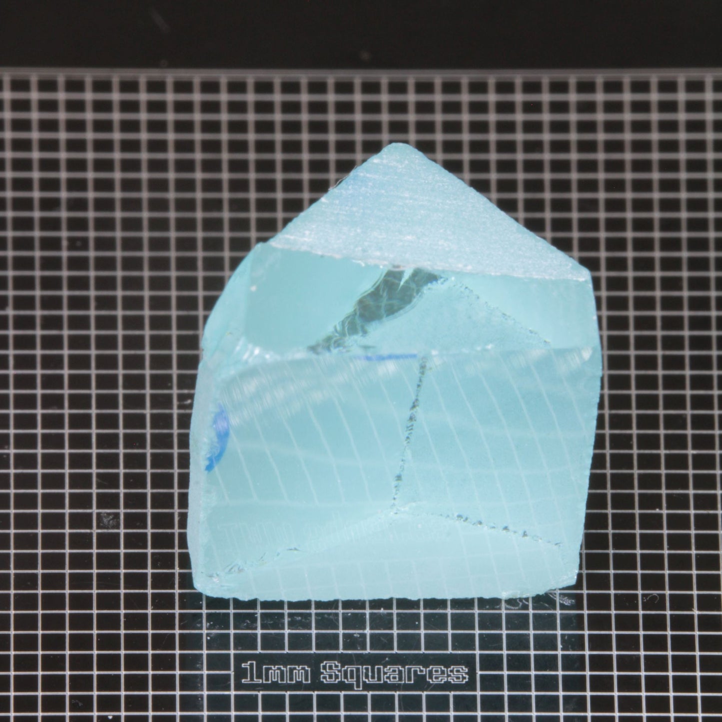 rough Yb:YAG Rough gemstone sized for USFG single stone competition 2026