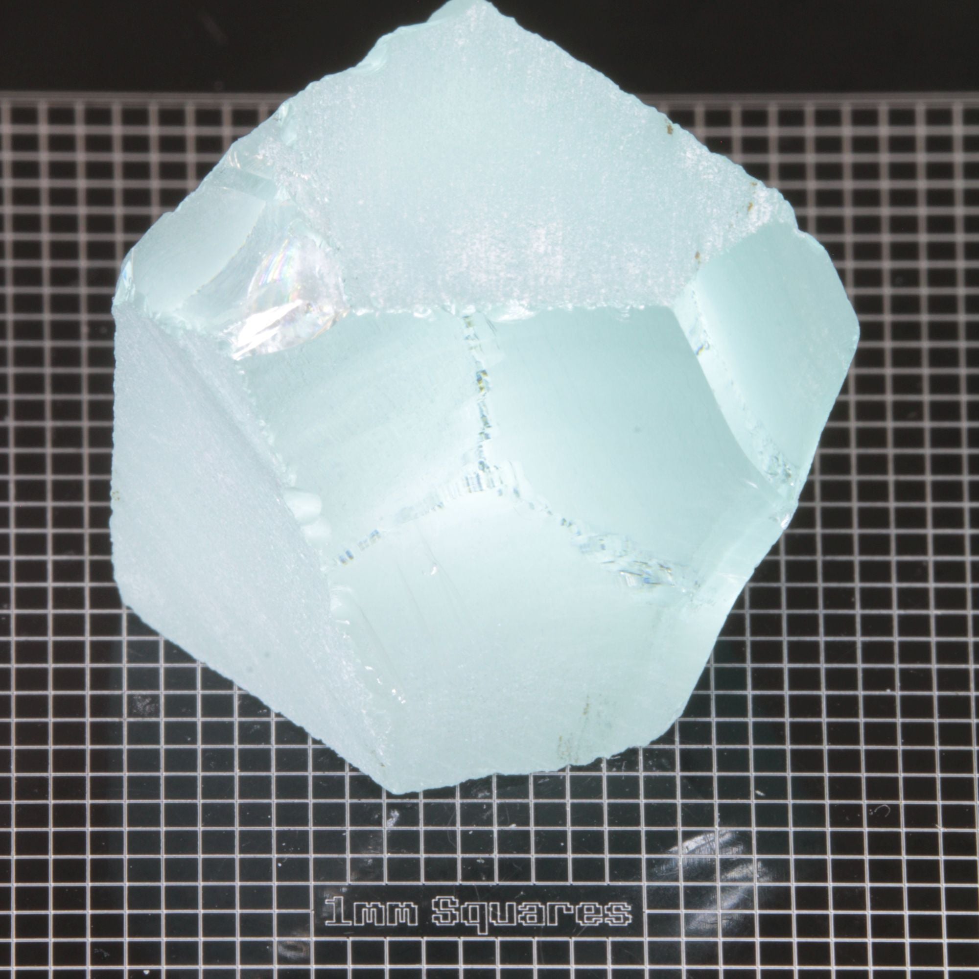 rough Yb:YAG Rough gemstone sized for USFG single stone competition 2026