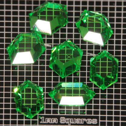 Green Vanadium YAG Retrohex Gemstones