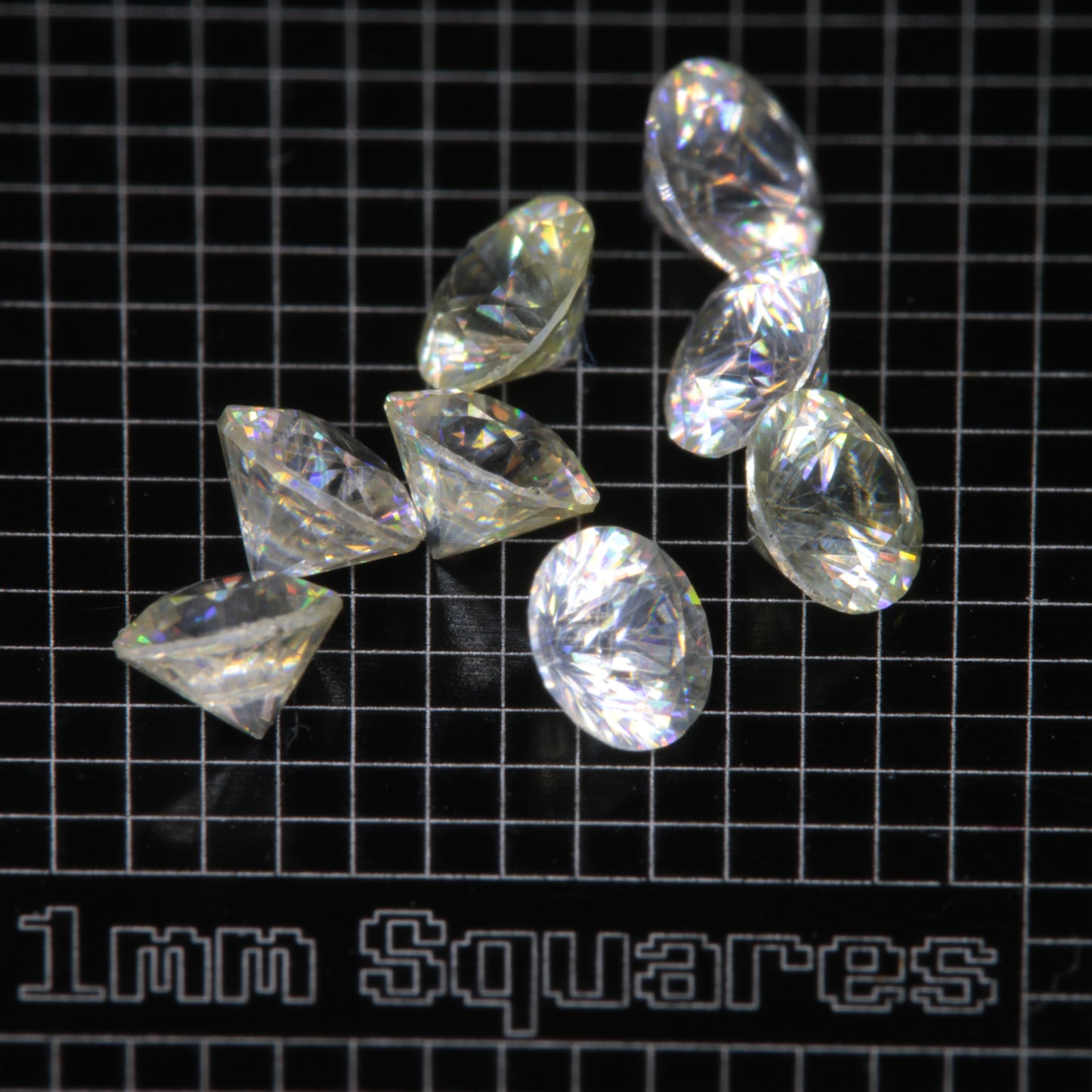 Lab Wakefieldite Calibrated Loose Gems aka Yttrium Orthovanadate Nd:YVo4