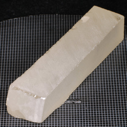 rough Long White Moissanite gemstone