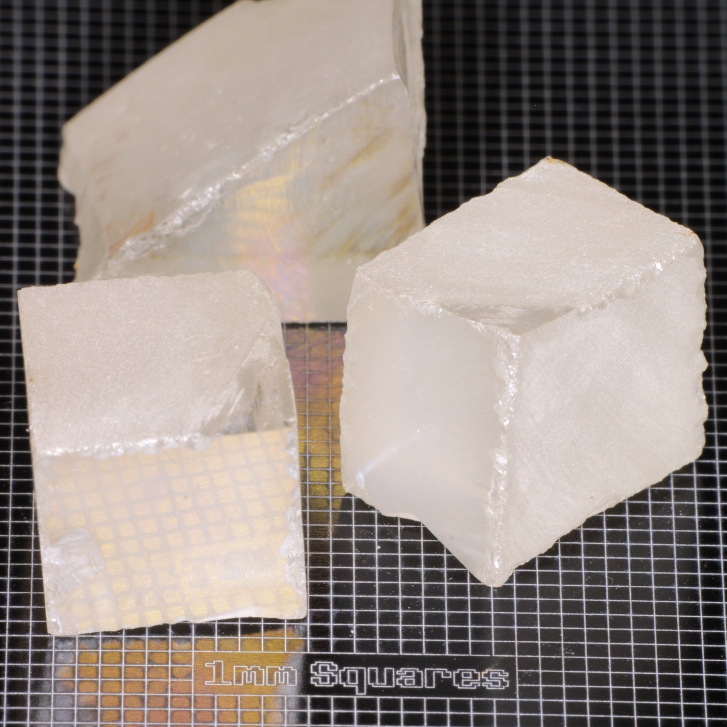 rough White Moissanite 4-5g gemstone