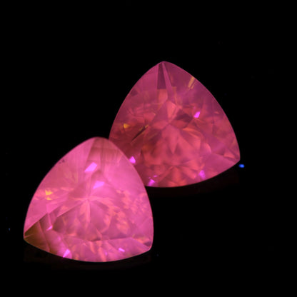 Golden Laser Garnet Faceted Stones, Ce+Nd YAG