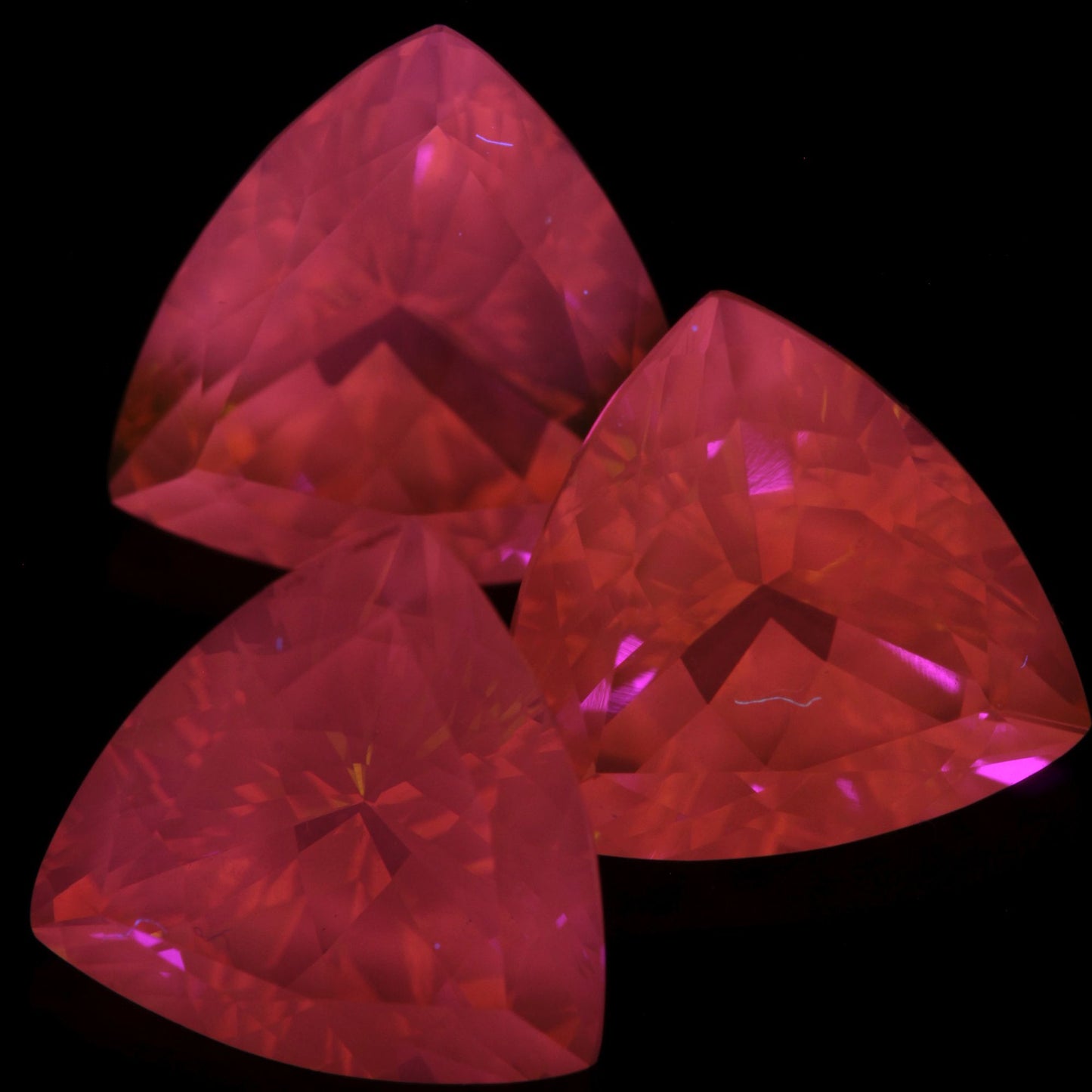 Golden Laser Garnet Faceted Stones, Ce+Nd YAG