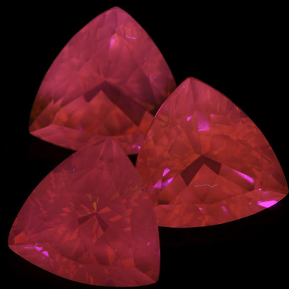 Golden Laser Garnet Faceted Stones, Ce+Nd YAG