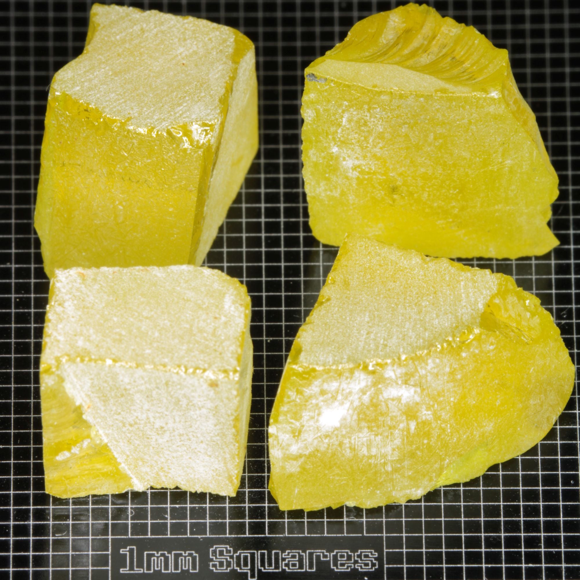 Golden Laser Garnet Facet Rough, Ce+Nd YAG