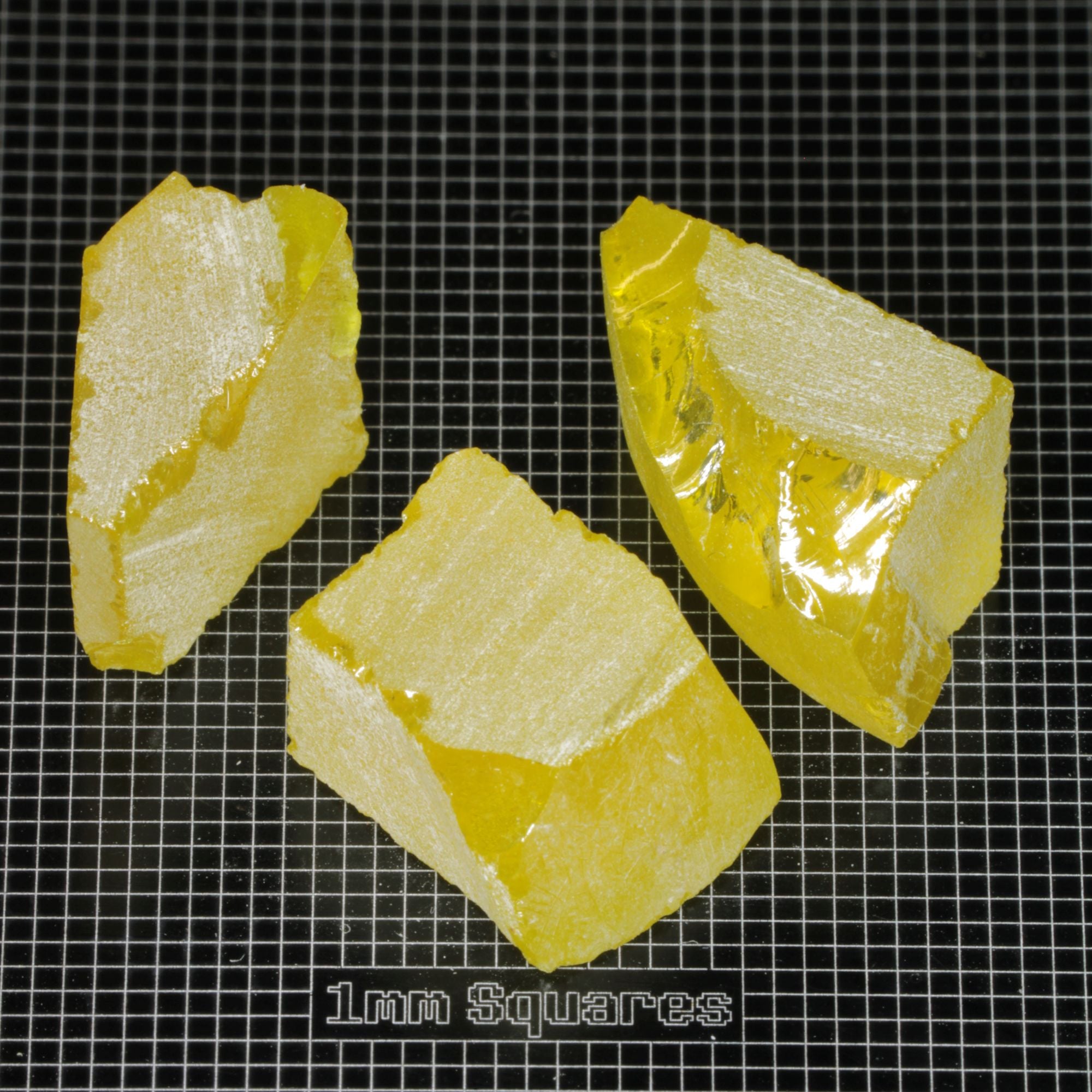Golden Laser Garnet Facet Rough, Ce+Nd YAG