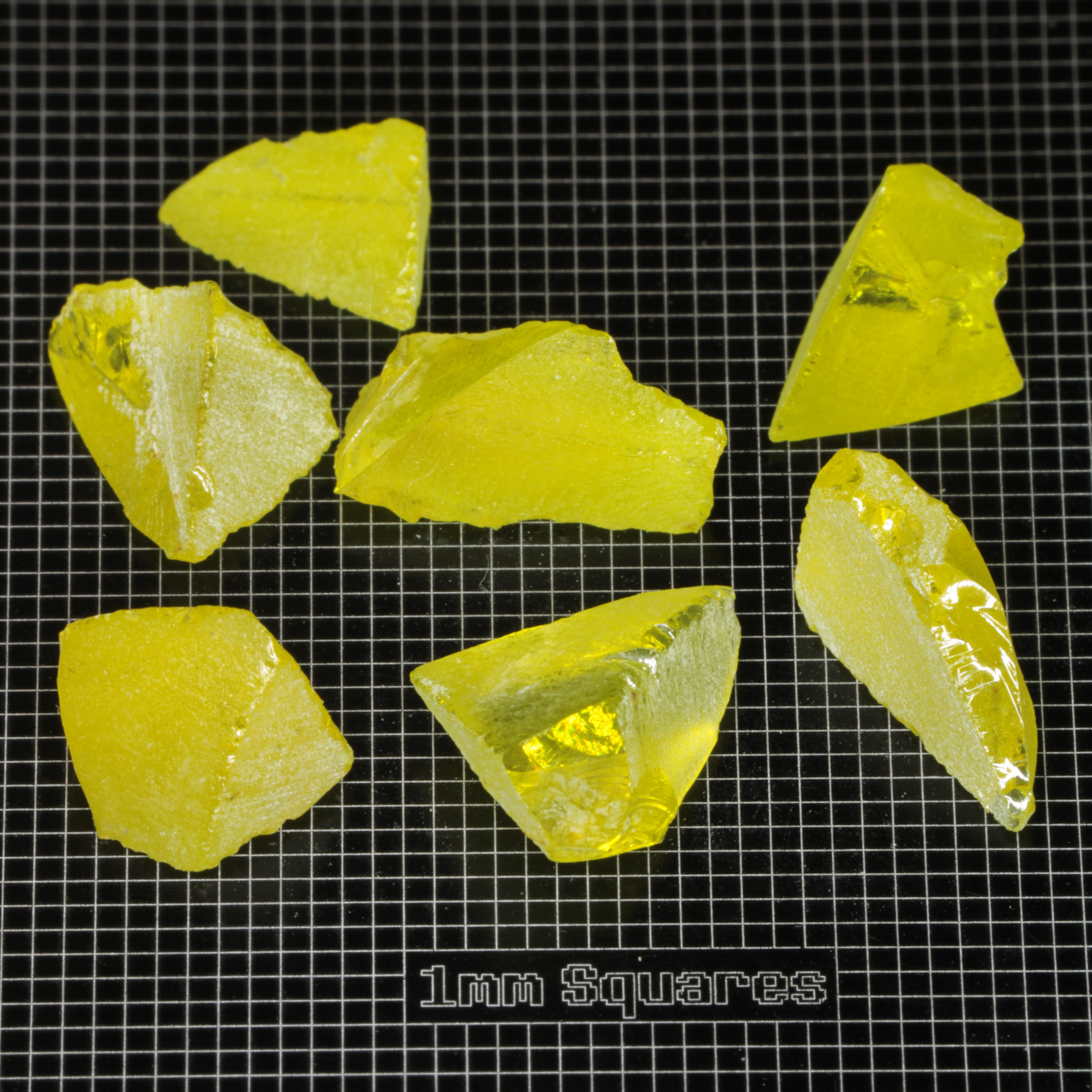 Golden Laser Garnet Facet Rough, Ce+Nd YAG