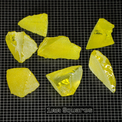 Golden Laser Garnet Facet Rough, Ce+Nd YAG