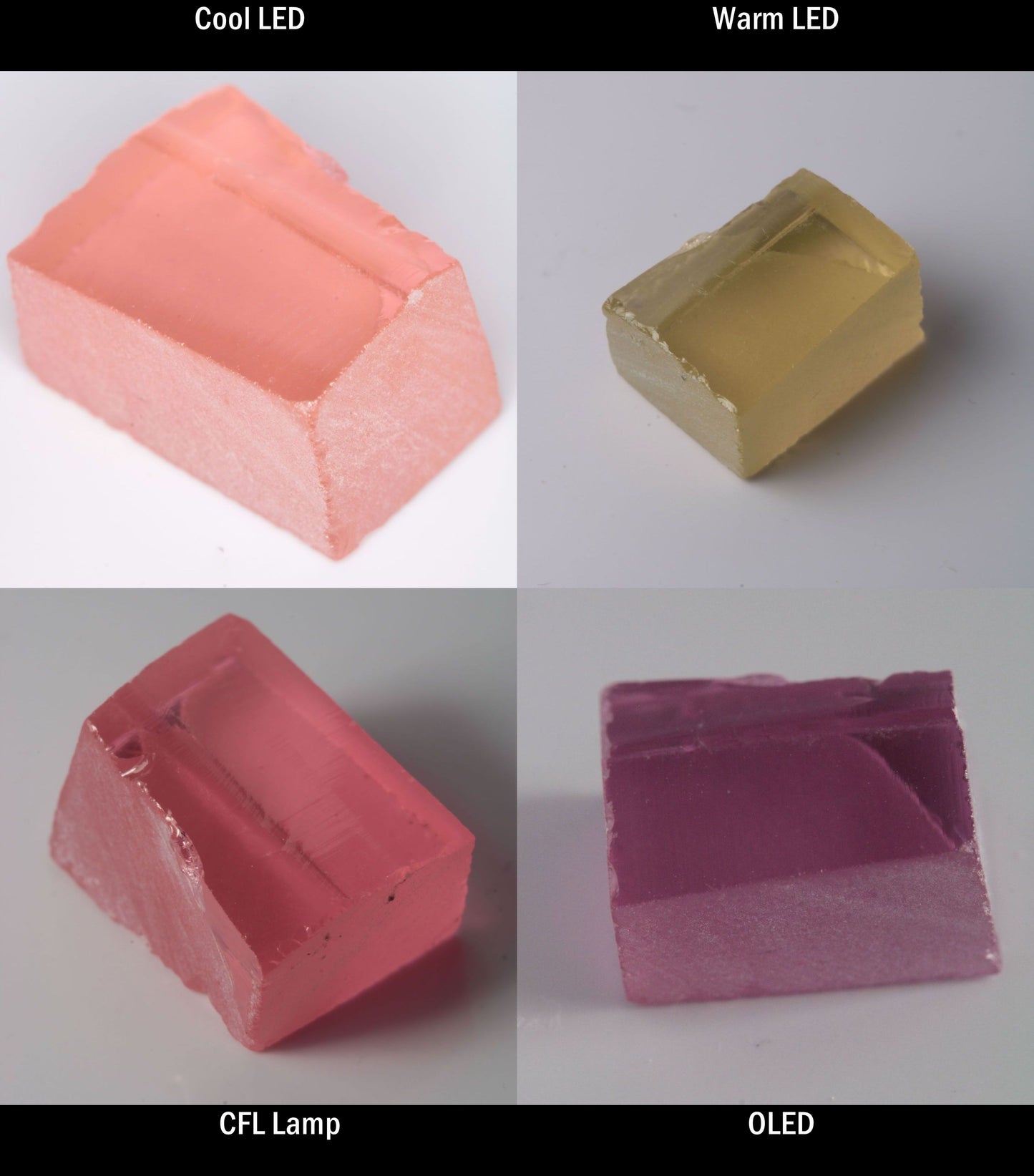 YAG:Er Block Rough for cutting color change gems