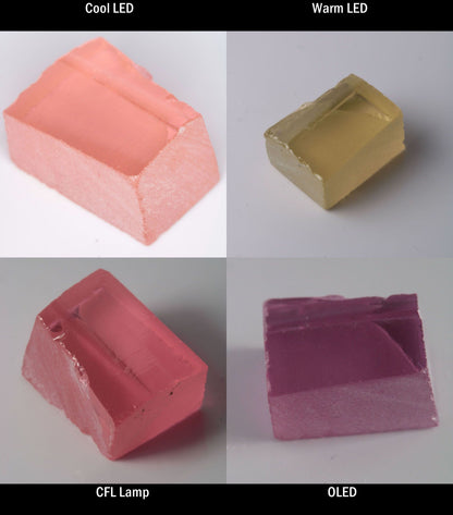YAG:Er Block Rough for cutting color change gems