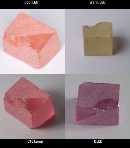 YAG:Er Block Rough for cutting color change gems