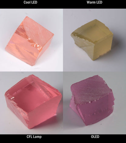YAG:Er Block Rough for cutting color change gems
