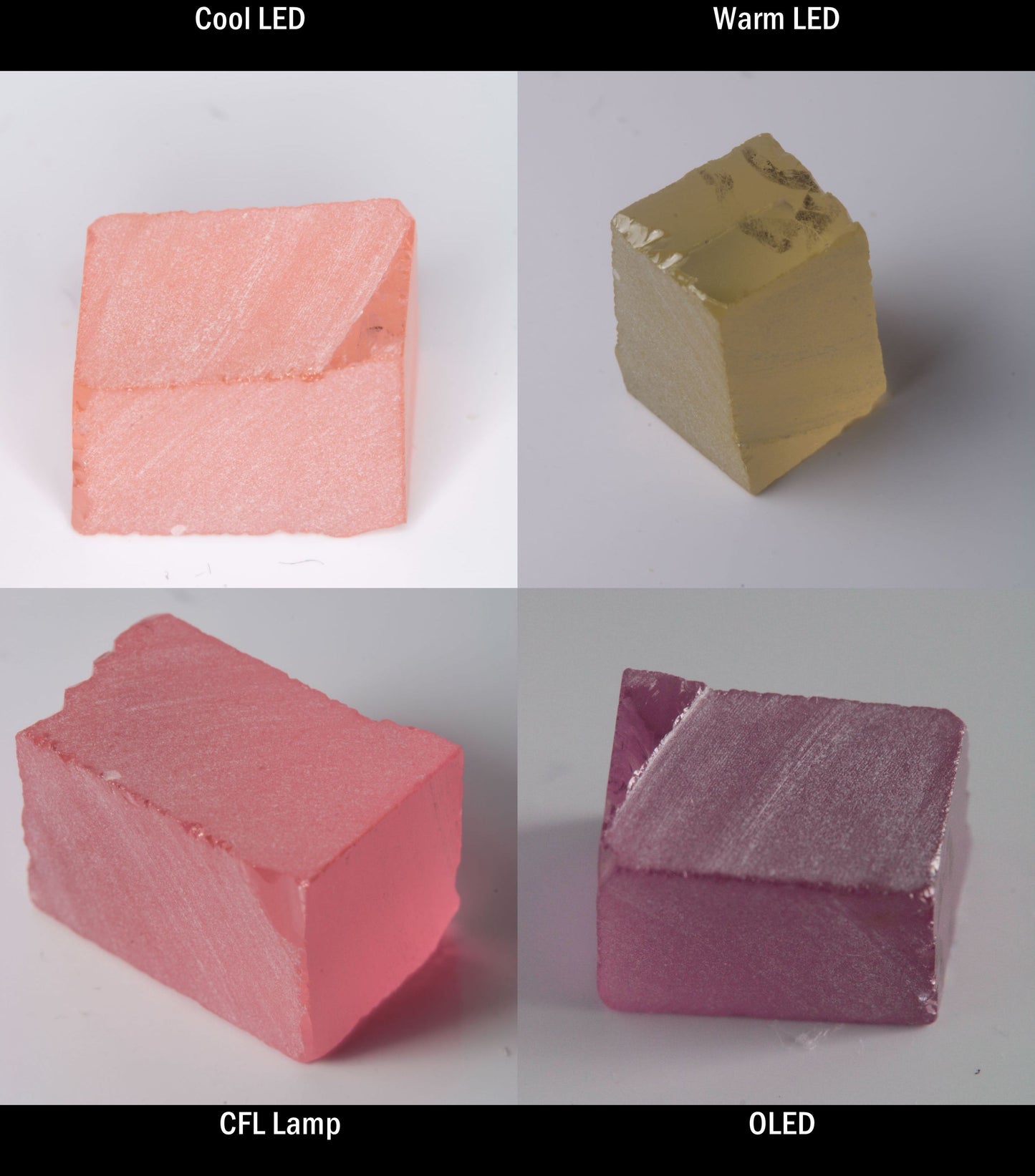 YAG:Er Block Rough for cutting color change gems