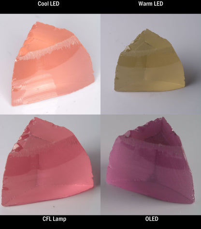 YAG:Er Corner Rough for cutting color change gems