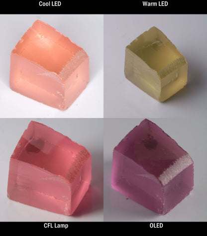 YAG:Er Block Rough for cutting color change gems