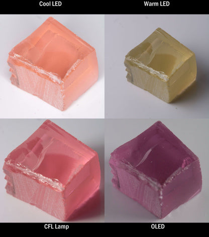 YAG:Er Block Rough for cutting color change gems