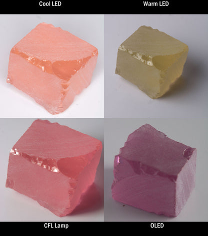 YAG:Er Block Rough for cutting color change gems