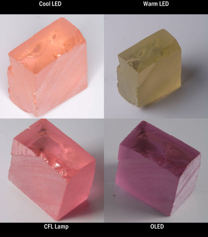 YAG:Er Block Rough for cutting color change gems