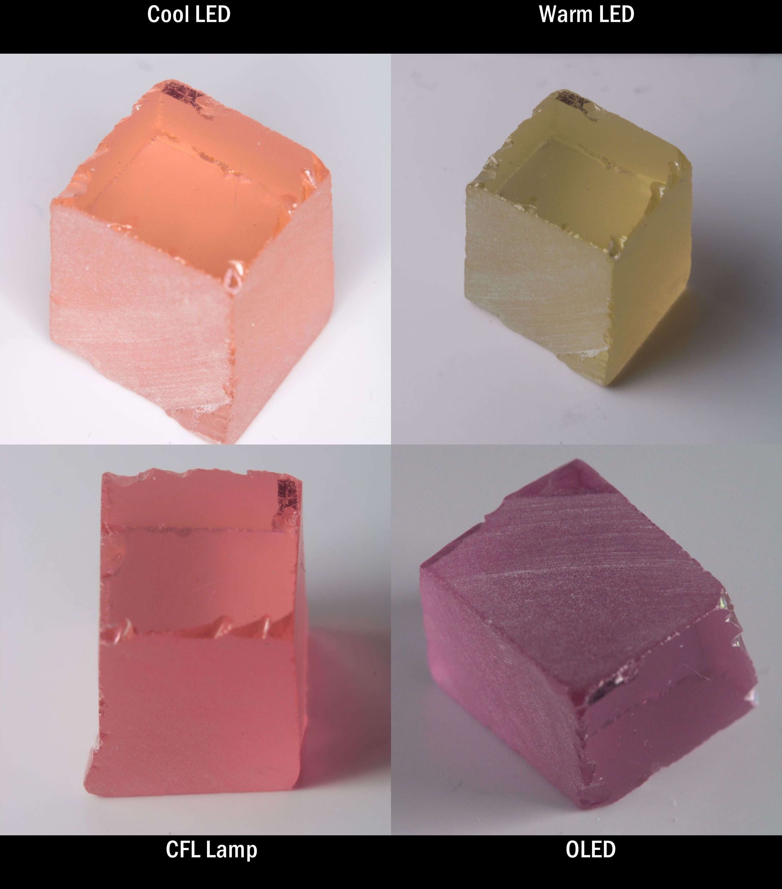 YAG:Er Block Rough for cutting color change gems