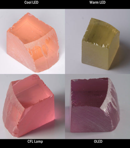 YAG:Er Block Rough for cutting color change gems