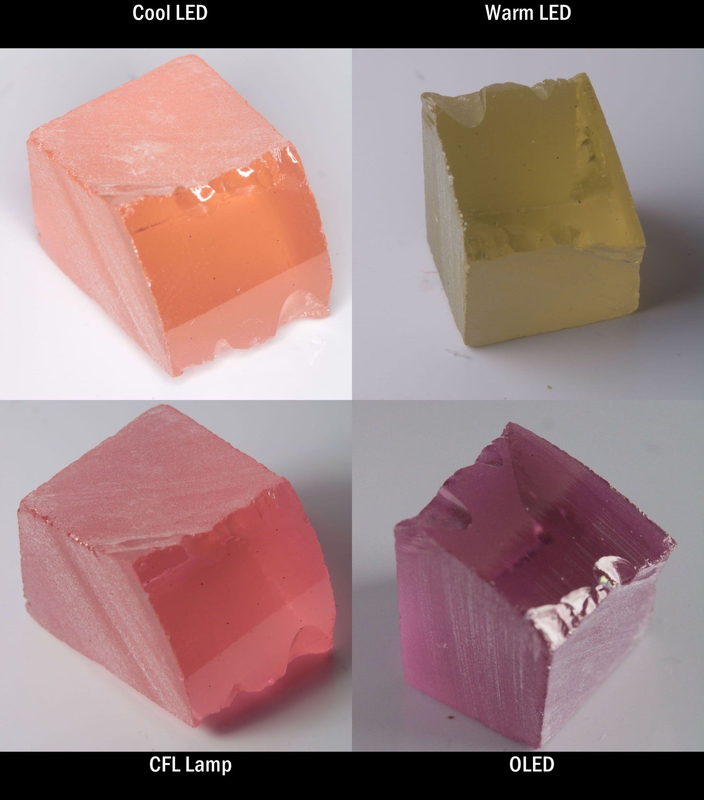 YAG:Er Block Rough for cutting color change gems
