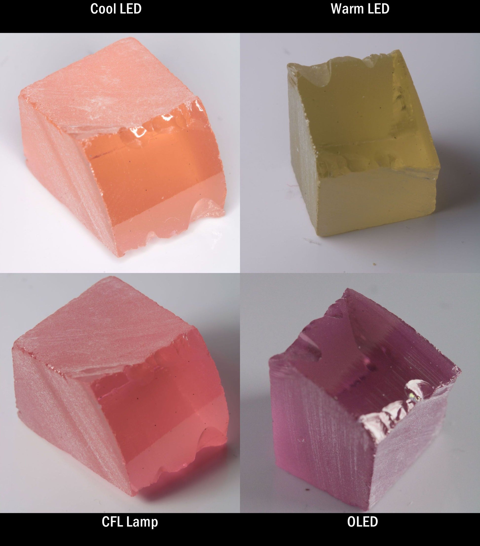 YAG:Er Block Rough for cutting color change gems