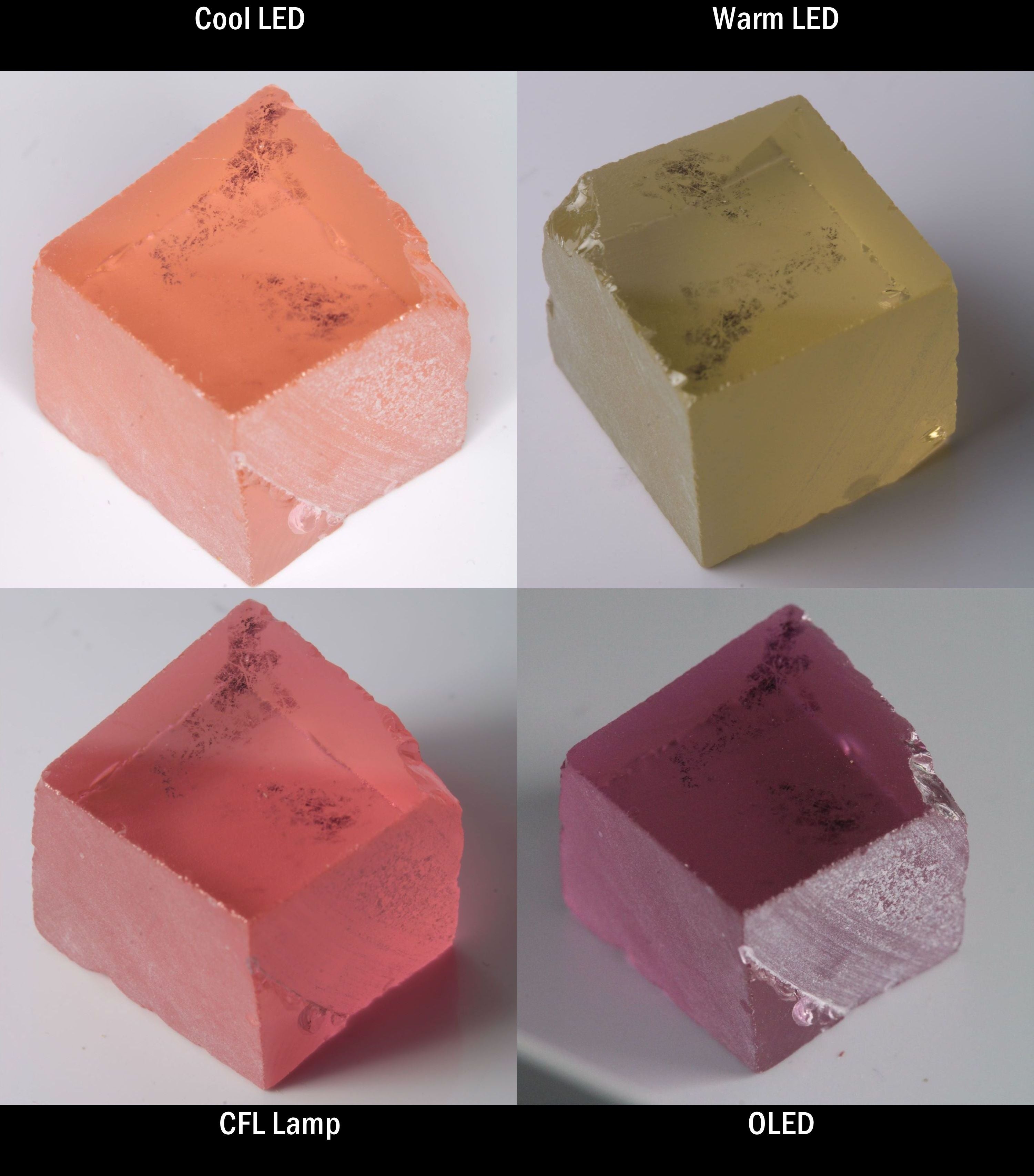 YAG:Er Block Rough for cutting color change gems