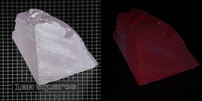 Nd/Ce YAG Corner rough for gem cutting