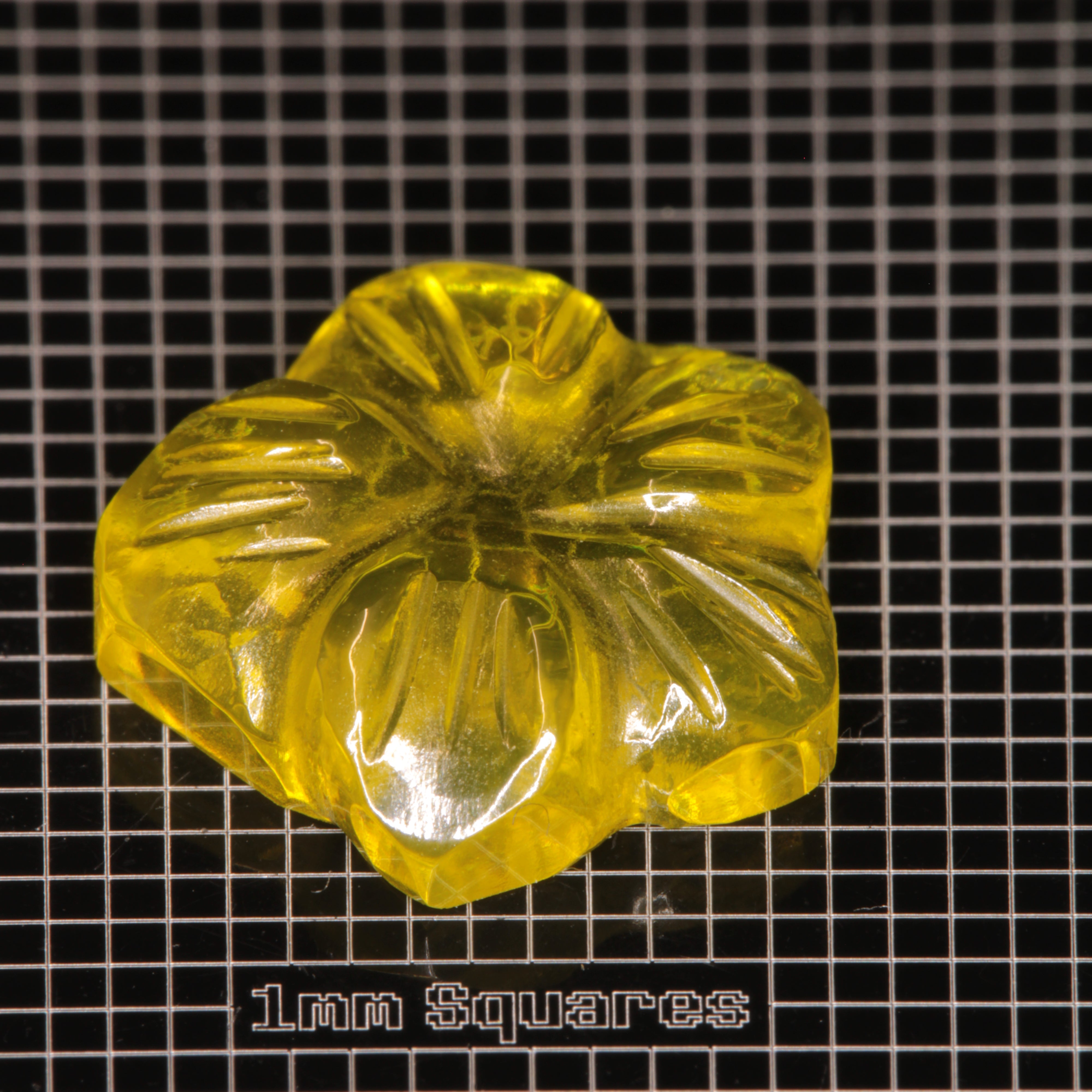 Yellow Ce/Nd Laser YAG Flower Carving