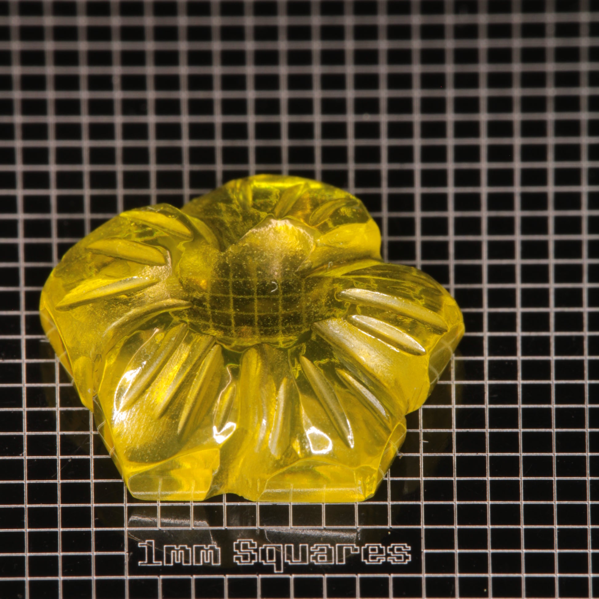 Yellow Ce/Nd Laser YAG Flower Carving