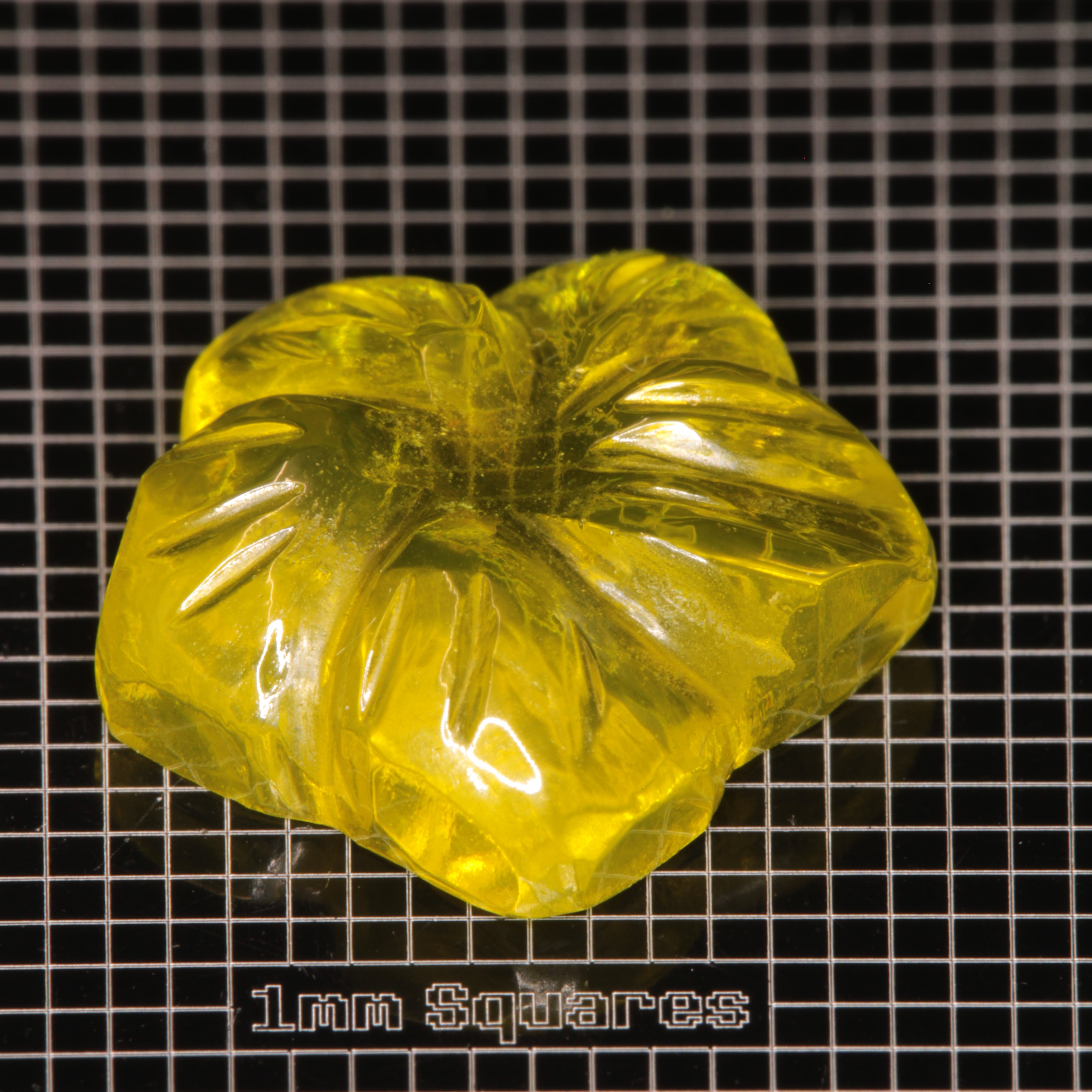 Yellow Ce/Nd Laser YAG Flower Carving