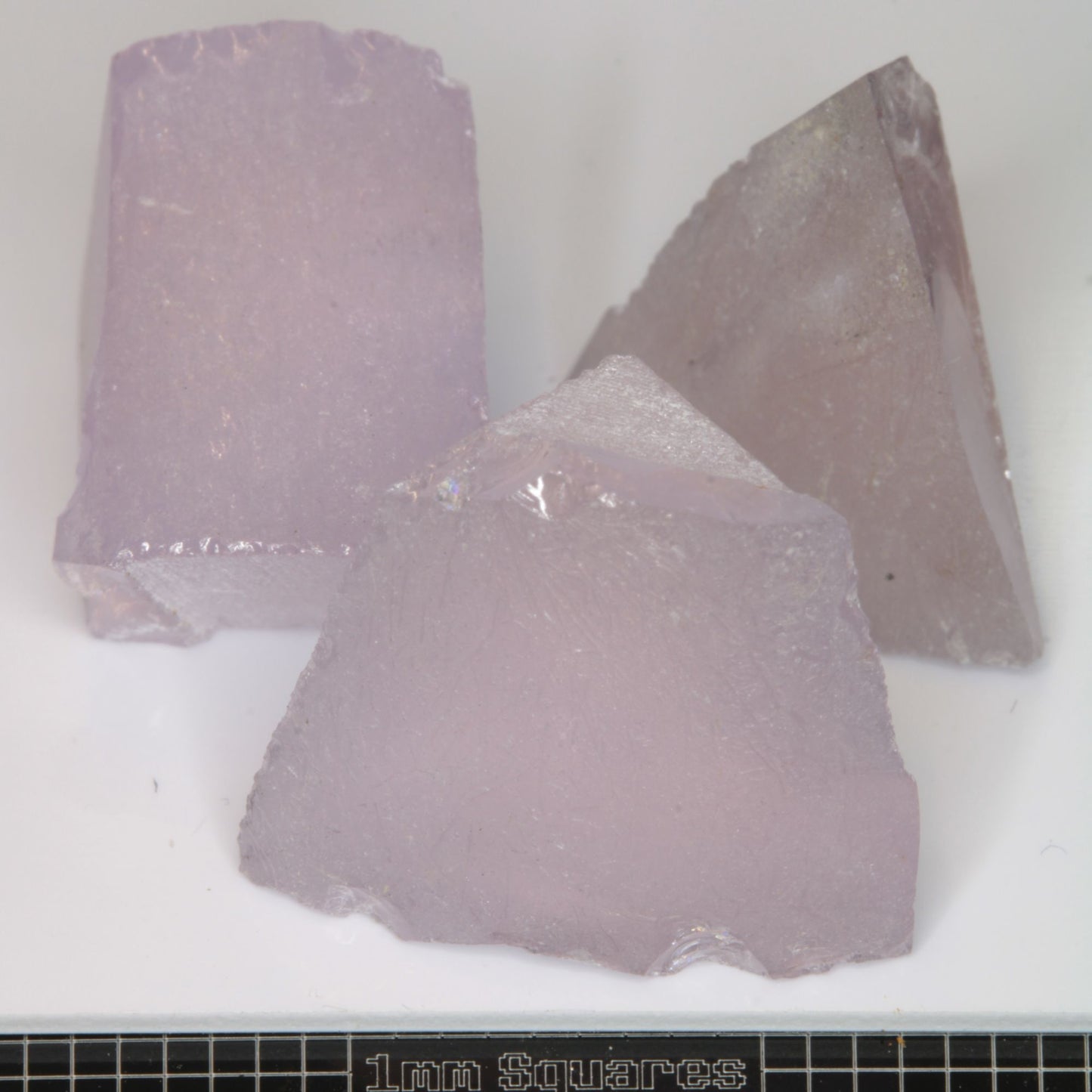 Nd:Ce YAG, Violet and Pink Laser Garnet Facet Rough
