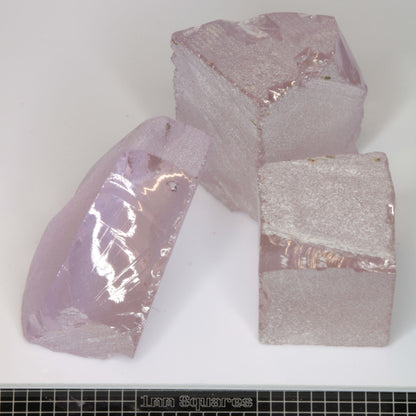 Nd:Ce YAG, Violet and Pink Laser Garnet Facet Rough