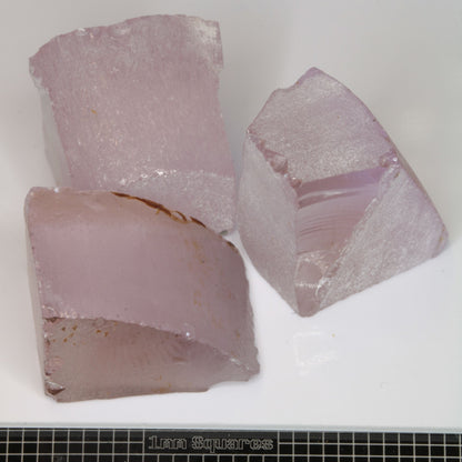 Nd:Ce YAG, Violet and Pink Laser Garnet Facet Rough