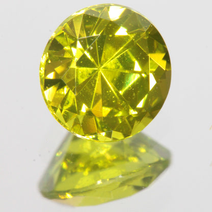 Zombie Garnet, Yellow Green Laser Garnet Faceted Stones, Ce+?? YAG