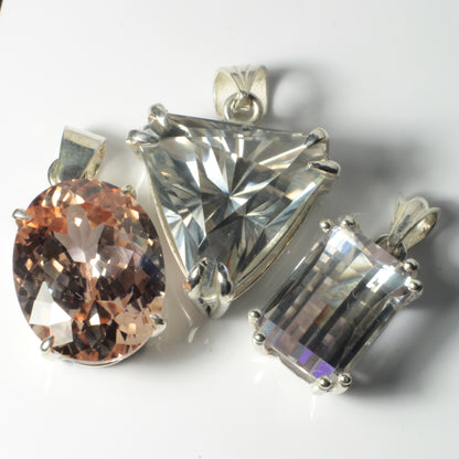 Yttrium Aluminum Perovskite Pendants under CFL lighting