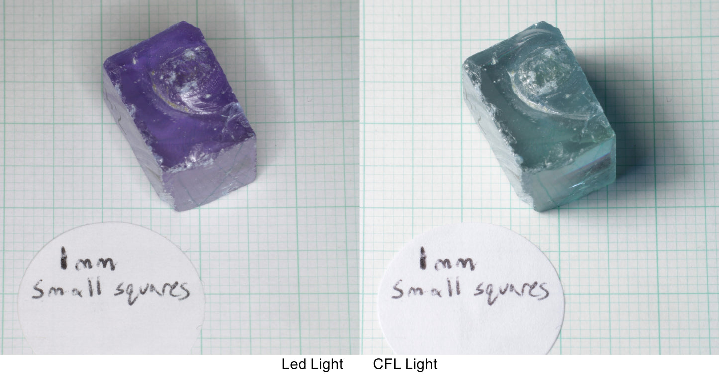 Lab Wakefieldite Facet Rough and Specimens aka Yttrium Orthovanadate Nd:YVo4