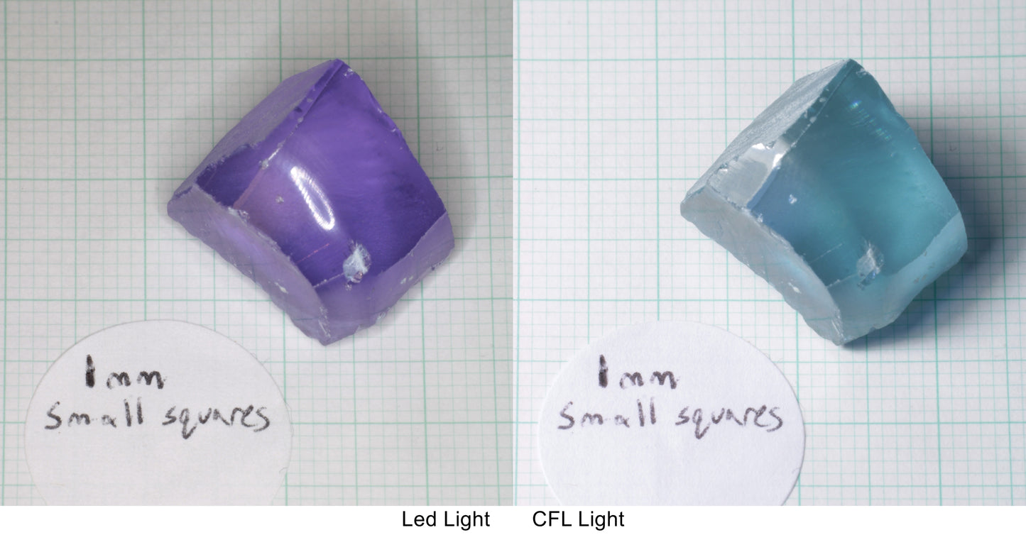 Lab Wakefieldite Facet Rough and Specimens aka Yttrium Orthovanadate Nd:YVo4
